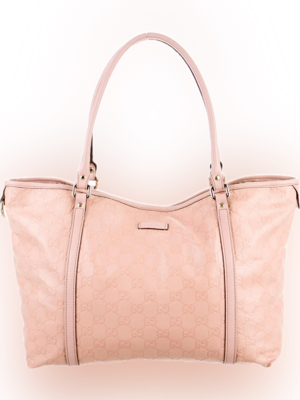 Gucci Guccissima Medium Joy Tote in Pink with Horse-bit Interior RARE